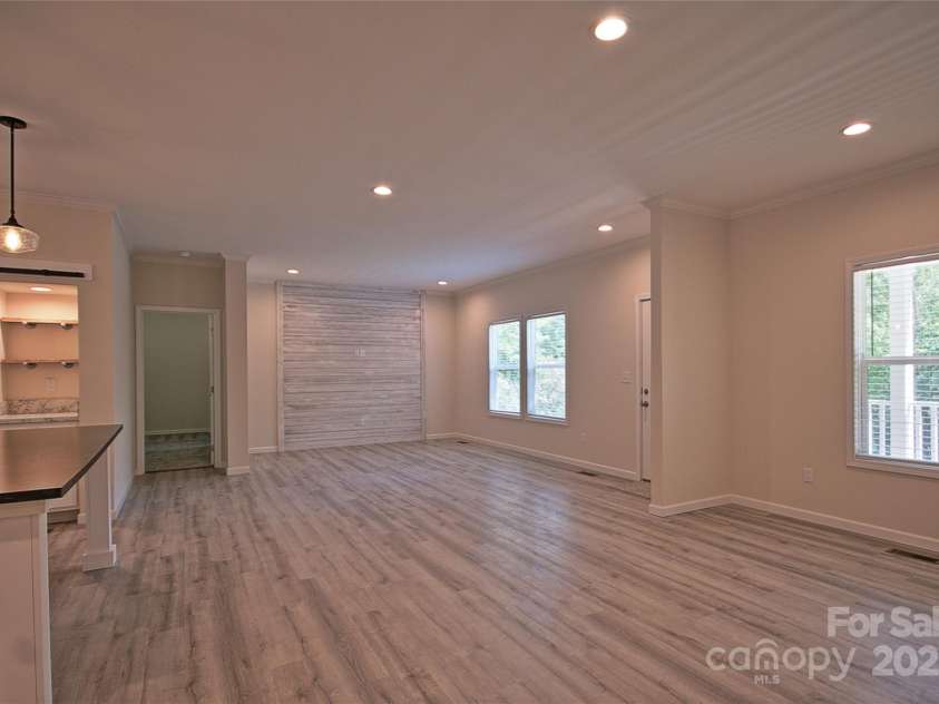 1663 Williamson Creek Road, Pisgah Forest, NC 28768.  MLS# CAR4194692, YatesRealty ID 29168. Great room view