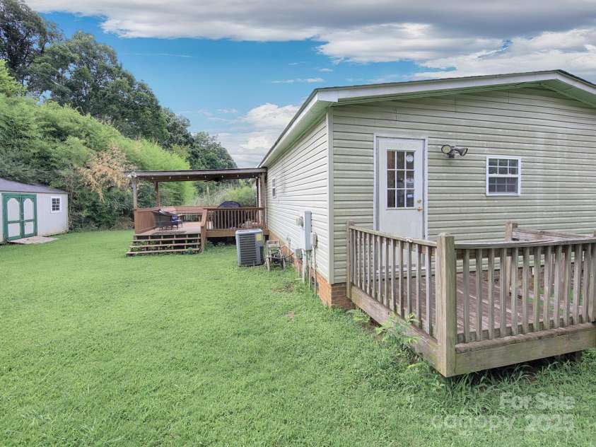 1858 Cody Court, Newton, NC 28658.  MLS# CAR4283160, YatesRealty ID 29171. Side deck