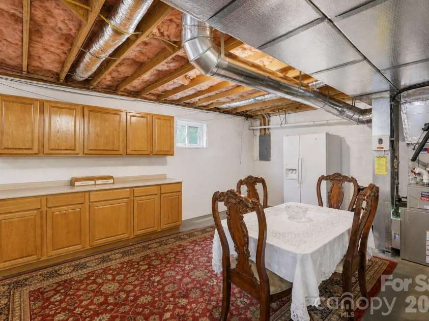 22 Webb Hill Road, Leicester, NC 28748.  MLS# CAR4386790, YatesRealty ID 29176. Basement kitchenette