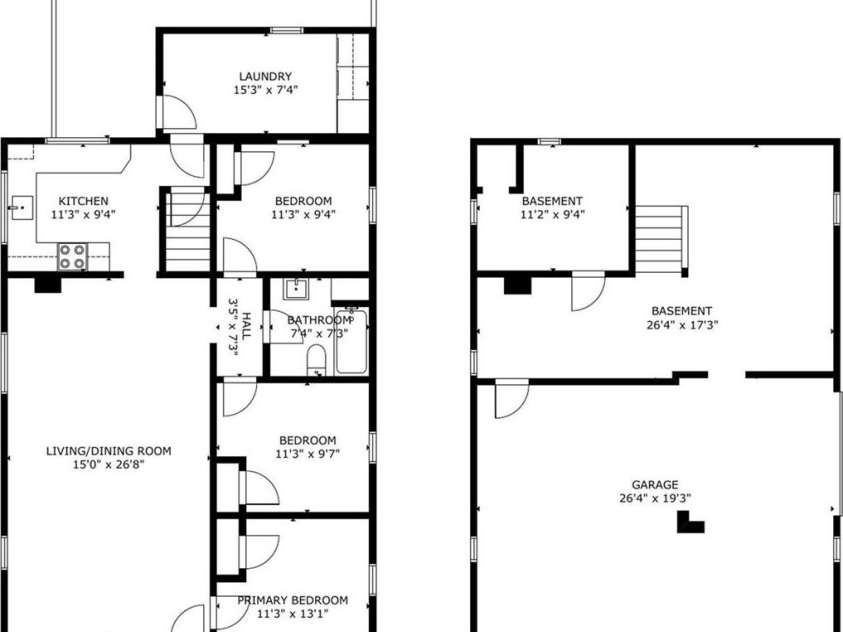 522 Calvert Road, Brevard, NC 28712.  MLS# CAR4381779, YatesRealty ID 2918. A floor plan that is practical and flows so easily....