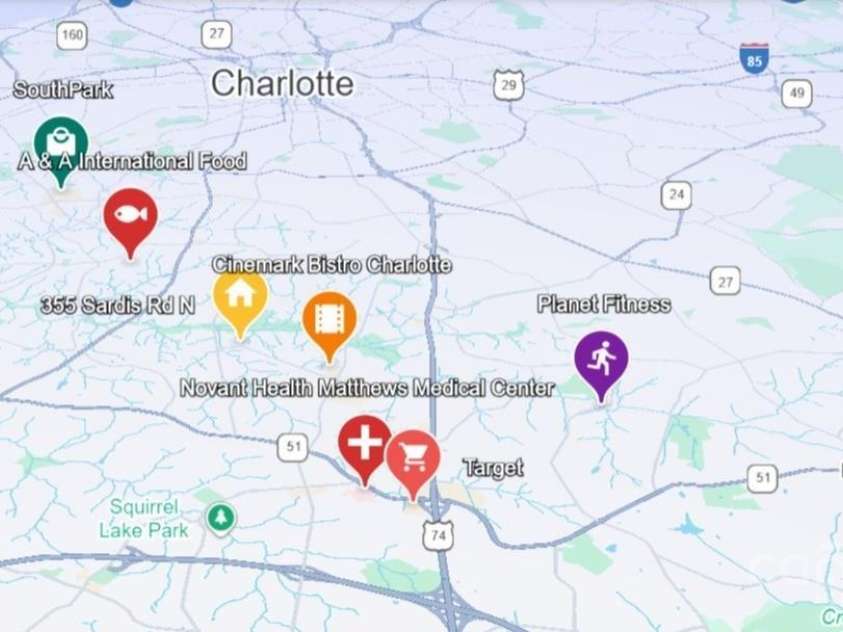 355 Sardis Alt Road, Charlotte, NC 28270.  MLS# CAR4277482, YatesRealty ID 29180. 