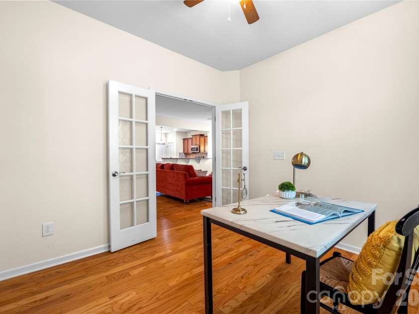 1016 Wells Lane, Fort Mill, SC 29707.  MLS# CAR4359886, YatesRealty ID 29188. Home office with French doors