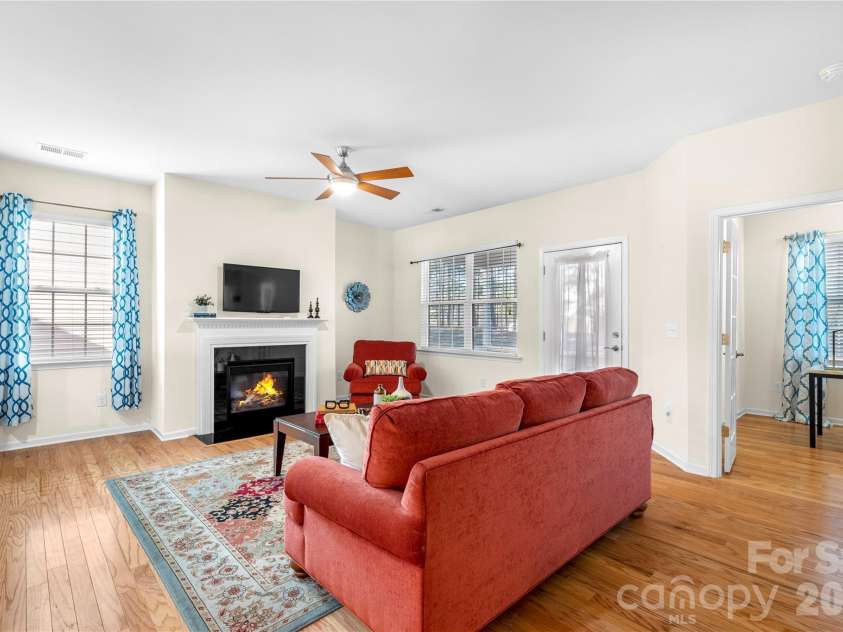 1016 Wells Lane, Fort Mill, SC 29707.  MLS# CAR4359886, YatesRealty ID 29188. Looking into the Spacious Living Room