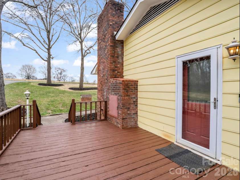 315 Walker Store Road, Ellenboro, NC 28040.  MLS# CAR4351901, YatesRealty ID 2919. Side deck