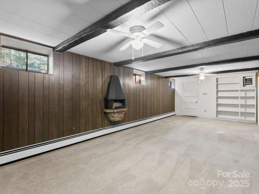 11 Aloha Circle, Candler, NC 28715.  MLS# CAR4313548, YatesRealty ID 292. Finished Den in Basement 