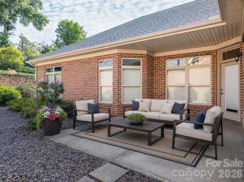 4534 Ideal Way, Harrisburg, NC 28075.  MLS# CAR4377645, YatesRealty ID 29209. Virtually staged patio