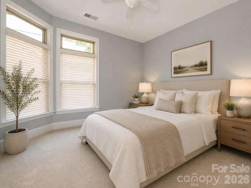 4534 Ideal Way, Harrisburg, NC 28075.  MLS# CAR4377645, YatesRealty ID 29209. Virtually staged second bedroom