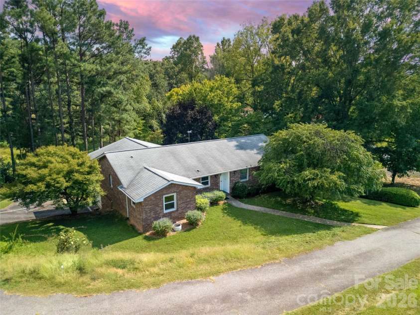 114 Falling Waters Road, Hendersonville, NC 28792.  MLS# CAR4426229, YatesRealty ID 29220. Drone shot of Duplex