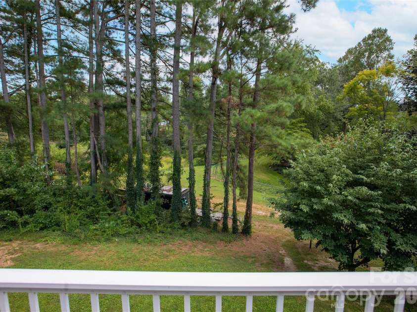 114 Falling Waters Road, Hendersonville, NC 28792.  MLS# CAR4426229, YatesRealty ID 29220. View from the deck