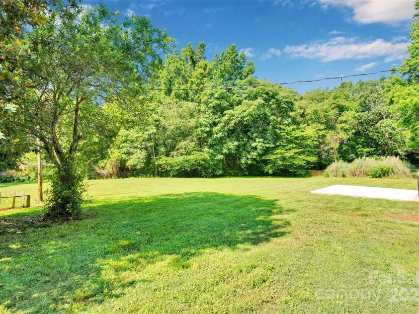 113 Lou Drive, Gastonia, NC 28052.  MLS# CAR4270786, YatesRealty ID 29229. Backyard