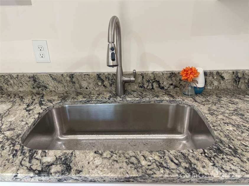 832 Sikes Avenue, Wadesboro, NC 28170.  MLS# CAR4311063, YatesRealty ID 2923. Kitchen sink & granite