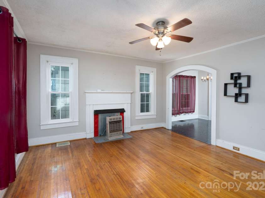 357 Main Street, Mount Pleasant, NC 28124.  MLS# CAR4271061, YatesRealty ID 29231. Living room