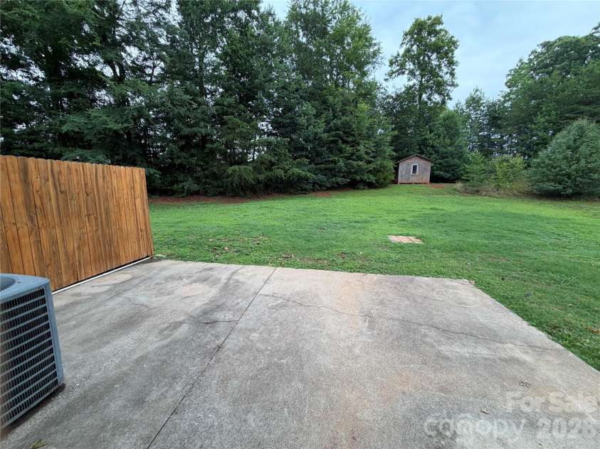 8017 Secluded Lane, Denver, NC 28037.  MLS# CAR4388285, YatesRealty ID 29235. Backyard