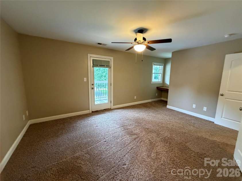 8017 Secluded Lane, Denver, NC 28037.  MLS# CAR4388285, YatesRealty ID 29235. Bedroom 2 (balcony access)