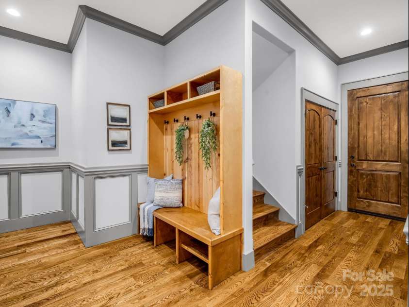 165 Kirkwood Hill Lane, Hendersonville, NC 28739.  MLS# CAR4264440, YatesRealty ID 29239. Mudroom Wall