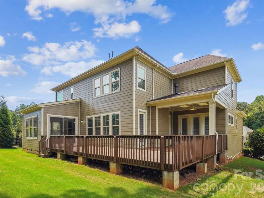 657 Chase Court, Fort Mill, SC 29708.  MLS# CAR4282996, YatesRealty ID 2924. Back - Exterior
