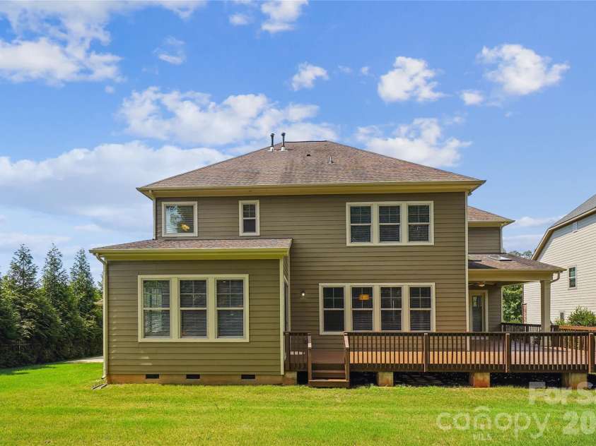 657 Chase Court, Fort Mill, SC 29708.  MLS# CAR4282996, YatesRealty ID 2924. Back - Exterior