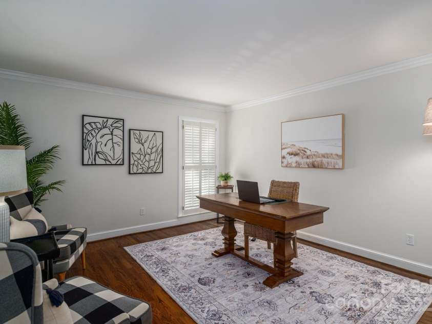 1705 Clubview Circle, Gastonia, NC 28056.  MLS# CAR4271543, YatesRealty ID 29247. Office just off foyer