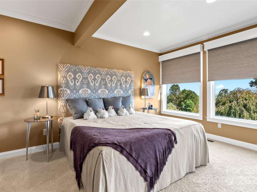 159 Alta Circle, Hendersonville, NC 28739.  MLS# CAR4300821, YatesRealty ID 2925. Ample lower level en suite guest quarters 