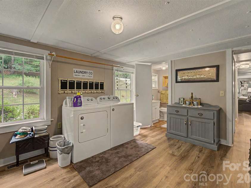 1350 Skeenah Road, Franklin, NC 28734.  MLS# CAR4388615, YatesRealty ID 29250. Laundry Area