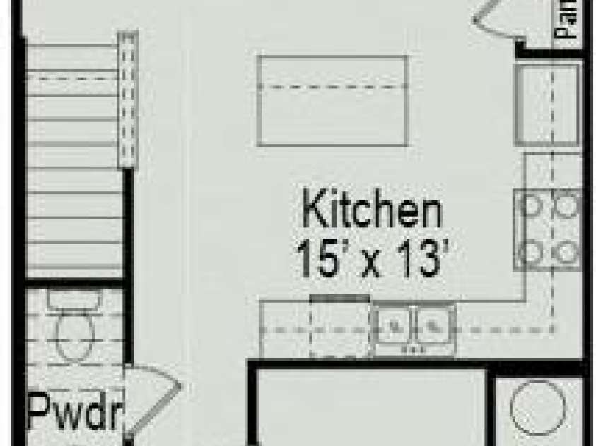 5644 Ringneck Road, Charlotte, NC 28216.  MLS# CAR4392165, YatesRealty ID 29253. Rutledge 1st Floor Layout