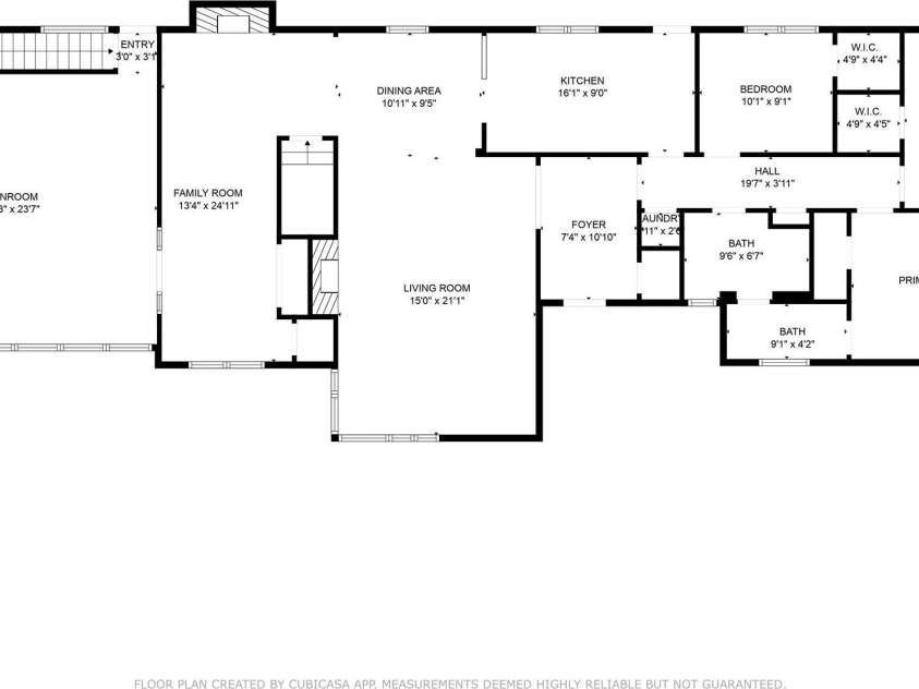 1101 Roundknob Avenue, Salisbury, NC 28144.  MLS# CAR4232007, YatesRealty ID 2926. Main Level Floor Plan -