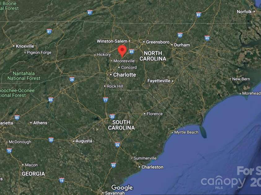 1101 Roundknob Avenue, Salisbury, NC 28144.  MLS# CAR4232007, YatesRealty ID 2926. State Location Map