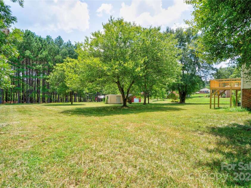 145 Ball Park Road, Lawndale, NC 28090.  MLS# CAR4283120, YatesRealty ID 29260. Backyard
