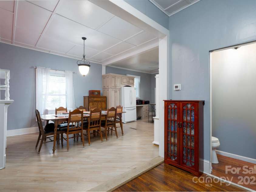 808 Yadkin Avenue, Spencer, NC 28159.  MLS# CAR4287414, YatesRealty ID 29271. Dining 