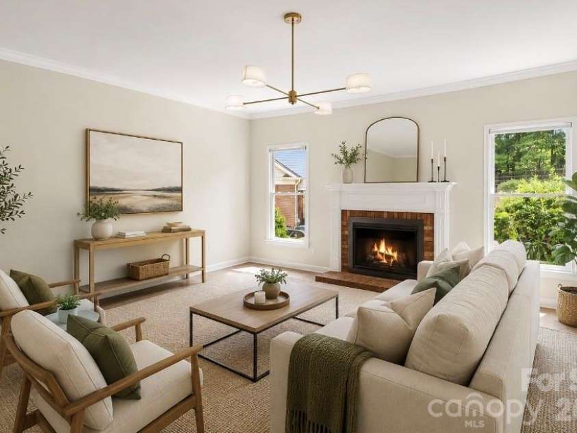 104 Southern Cross Lane, Matthews, NC 28105.  MLS# CAR4391512, YatesRealty ID 29272. Virtually staged