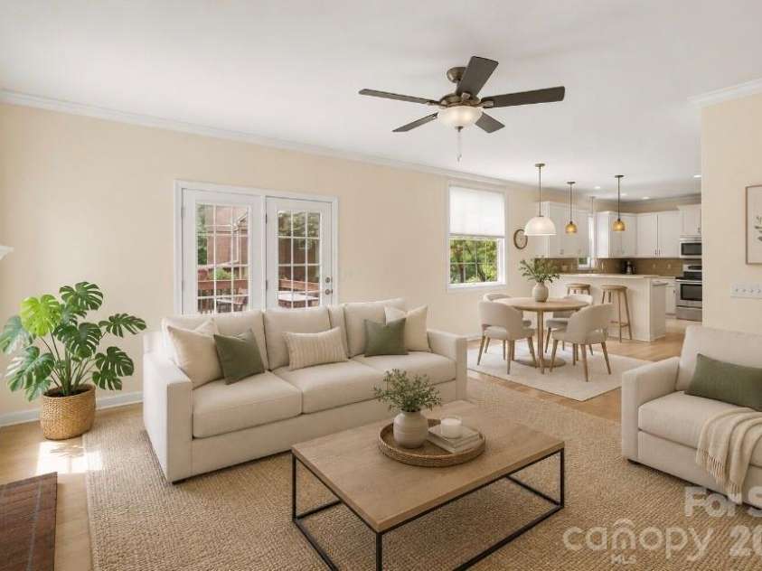 104 Southern Cross Lane, Matthews, NC 28105.  MLS# CAR4391512, YatesRealty ID 29272. Virtually staged