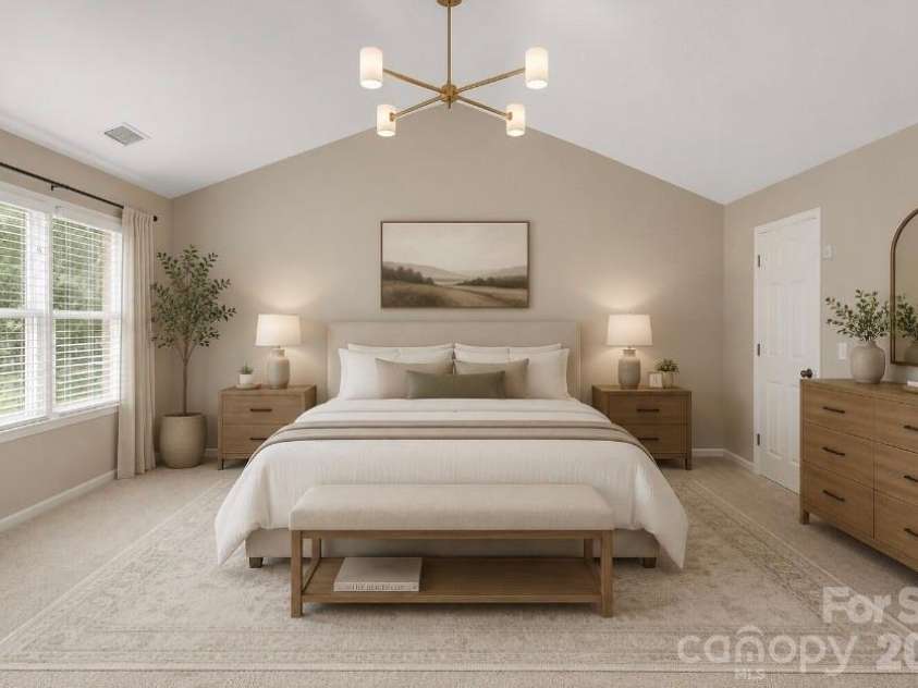 104 Southern Cross Lane, Matthews, NC 28105.  MLS# CAR4391512, YatesRealty ID 29272. Virtually staged