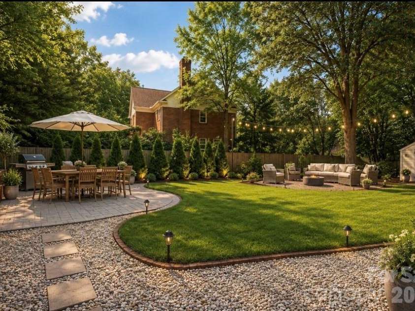 104 Southern Cross Lane, Matthews, NC 28105.  MLS# CAR4391512, YatesRealty ID 29272. Virtually staged