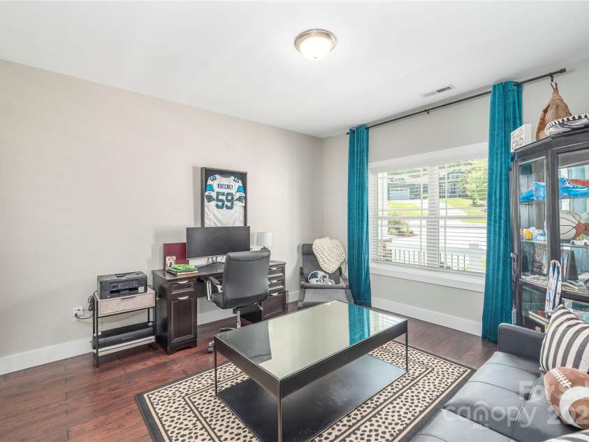 348 Olivet Lane, Fletcher, NC 28732.  MLS# CAR4287299, YatesRealty ID 29273. Bedroom two or office on main floor off foyer