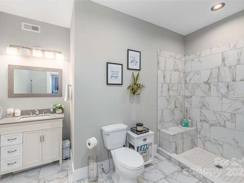 348 Olivet Lane, Fletcher, NC 28732.  MLS# CAR4287299, YatesRealty ID 29273. Full bath downstairs.  That makes 3!!!