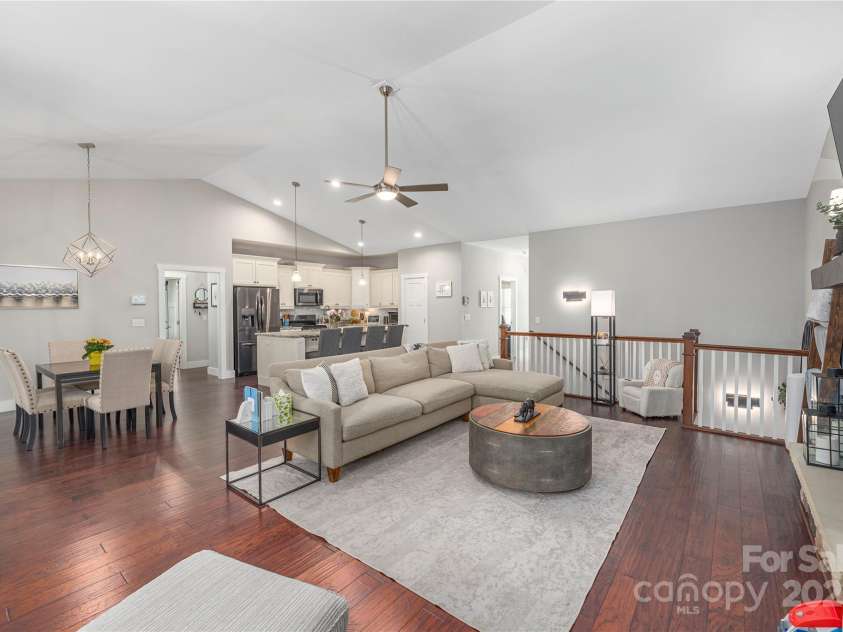 348 Olivet Lane, Fletcher, NC 28732.  MLS# CAR4287299, YatesRealty ID 29273. Open Concept to flow from living to dining to kitchen