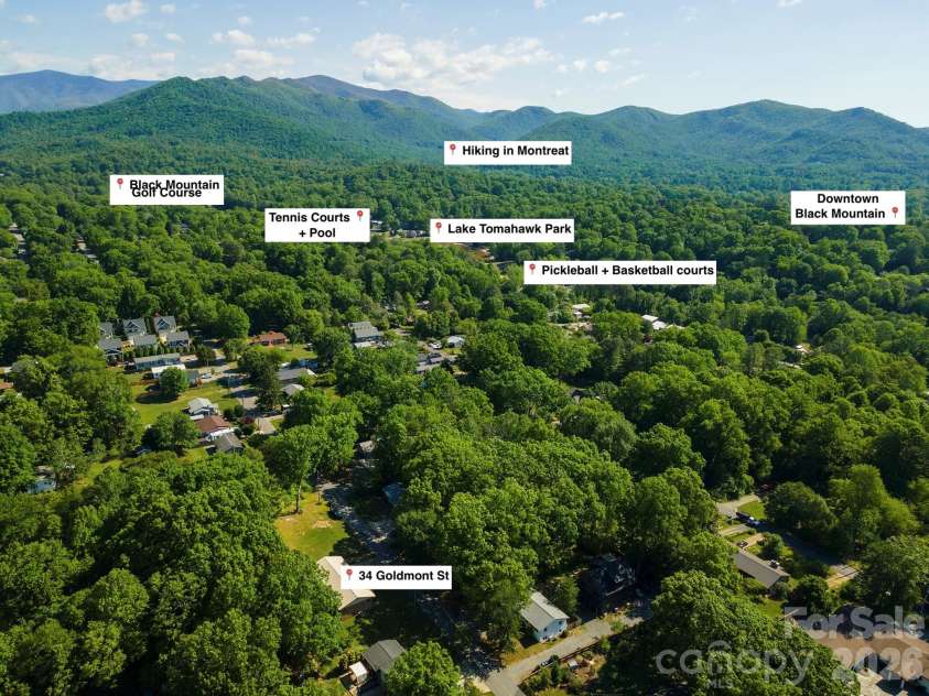 34 Goldmont Street, Black Mountain, NC 28711.  MLS# CAR4380870, YatesRealty ID 29277. 