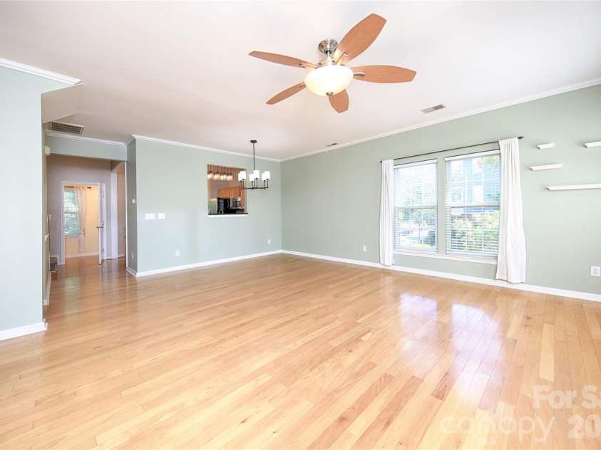 14556 Reese Boulevard, Huntersville, NC 28078.  MLS# CAR4380745, YatesRealty ID 29278. Beautiful natural light from the side of the townhome and the rear