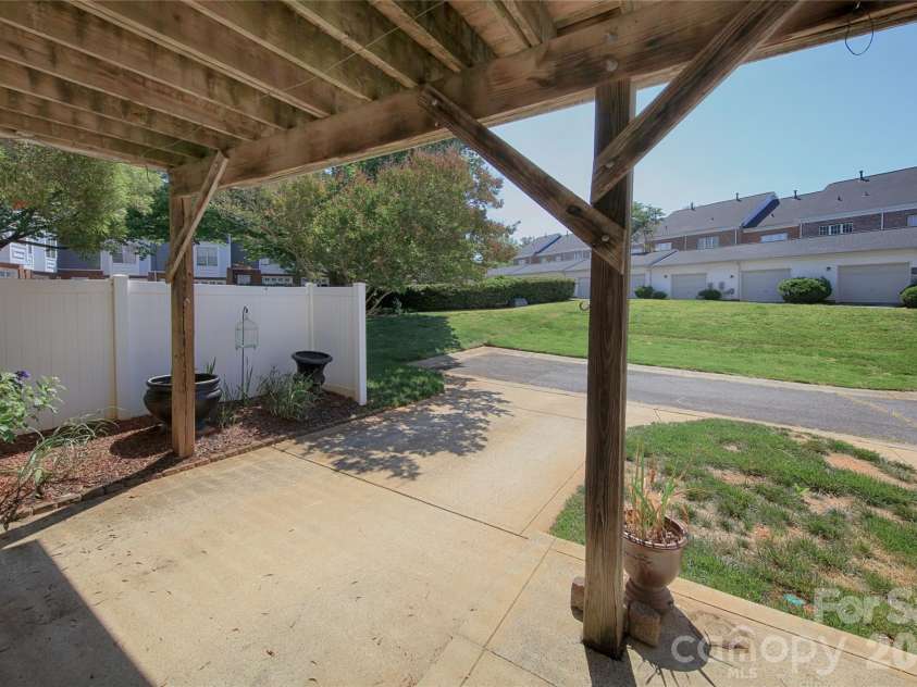 14556 Reese Boulevard, Huntersville, NC 28078.  MLS# CAR4380745, YatesRealty ID 29278. Perfect location for a private patio and access to greenspace
