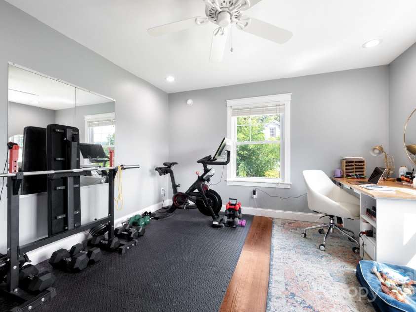 31 Skyland Circle, Asheville, NC 28804.  MLS# CAR4284823, YatesRealty ID 29278. Second bedroom on the main level