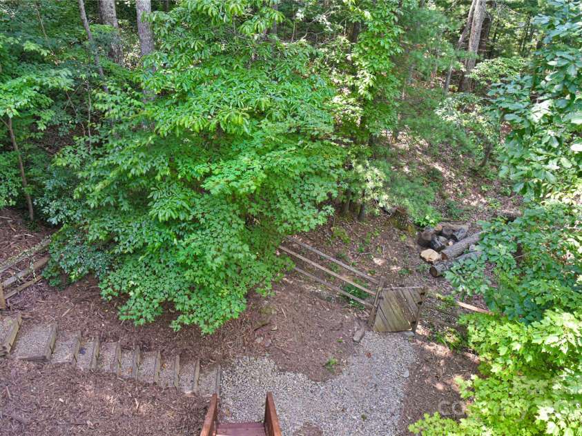 16 Skyview Court, Asheville, NC 28803.  MLS# CAR4274692, YatesRealty ID 29279. Landscaped Down to Firepit