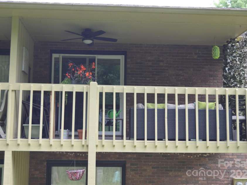 380 Corbly Drive, Hendersonville, NC 28739.  MLS# CAR4278581, YatesRealty ID 29280. Back Porch