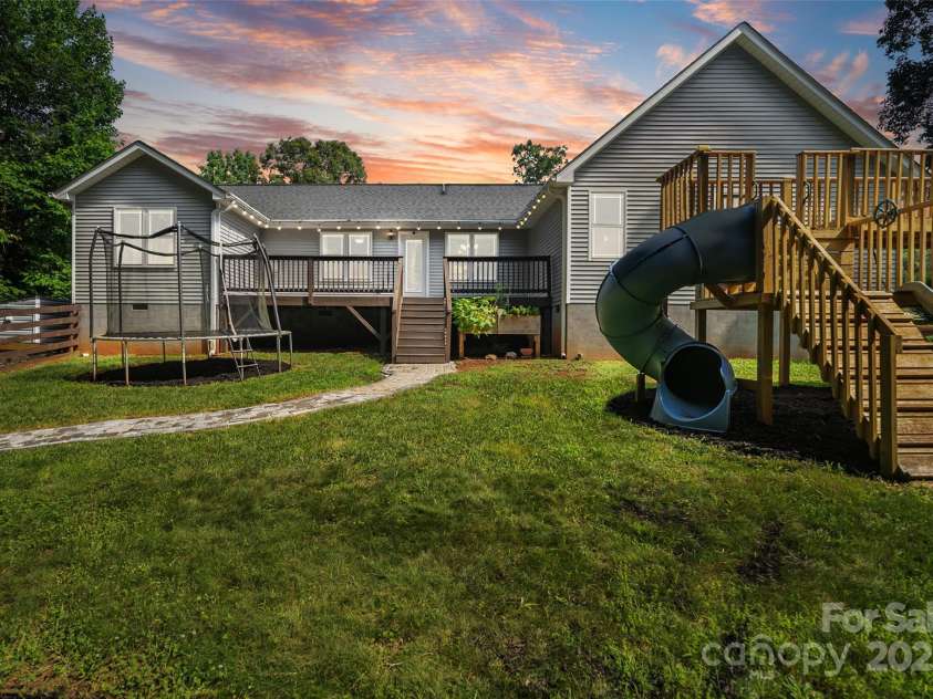 1774 Timmons Marie Lane, Lincolnton, NC 28092.  MLS# CAR4276228, YatesRealty ID 29284. Back exterior