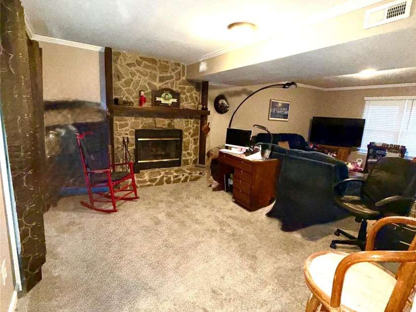 6340 Ellesmere Court, Mint Hill, NC 28227.  MLS# CAR4276855, YatesRealty ID 29296. Lower level flex space