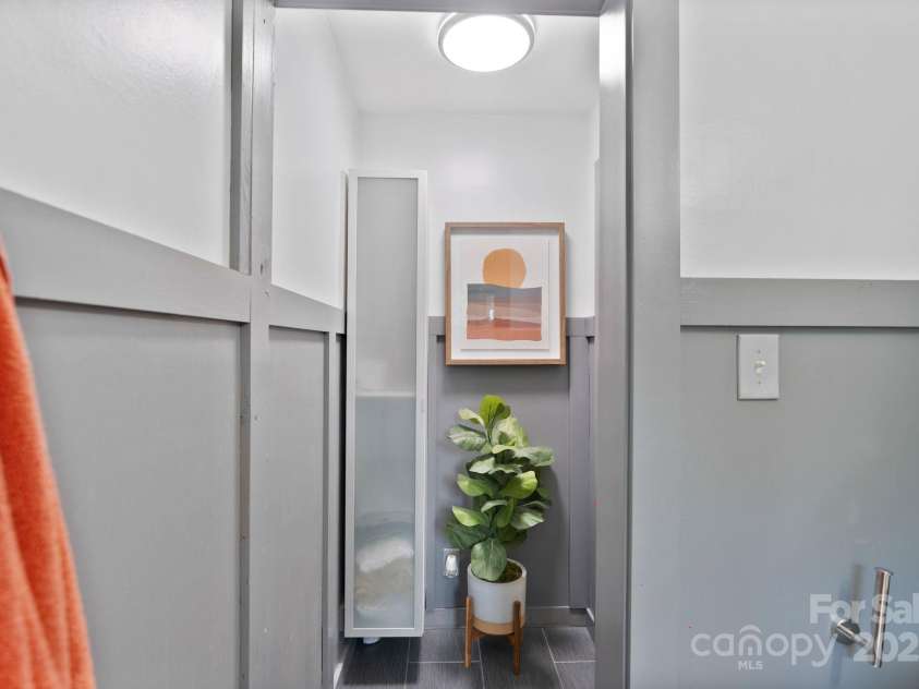 5914 Mt Holly Huntersville Road, Charlotte, NC 28216.  MLS# CAR4273144, YatesRealty ID 29300. Hallway bathroom
