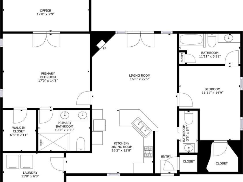 283 Blake Drive, Canton, NC 28716.  MLS# CAR4390293, YatesRealty ID 29306. Floor Plan