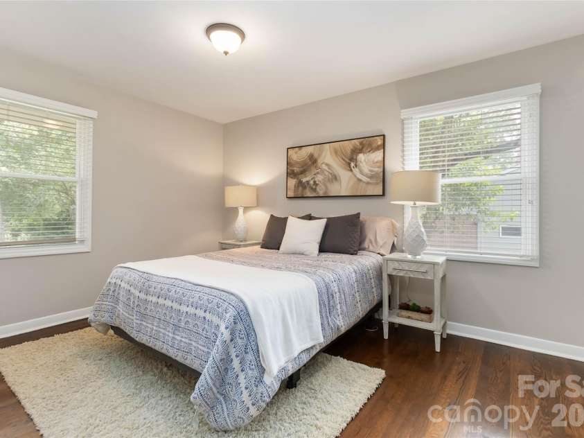 3526 Stonehaven Drive, Charlotte, NC 28215.  MLS# CAR4391236, YatesRealty ID 29308. Primary bedroom