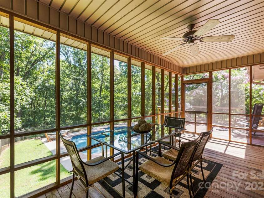 104 Tallwood Drive, Shelby, NC 28152.  MLS# CAR4280185, YatesRealty ID 29316. Screened in porch