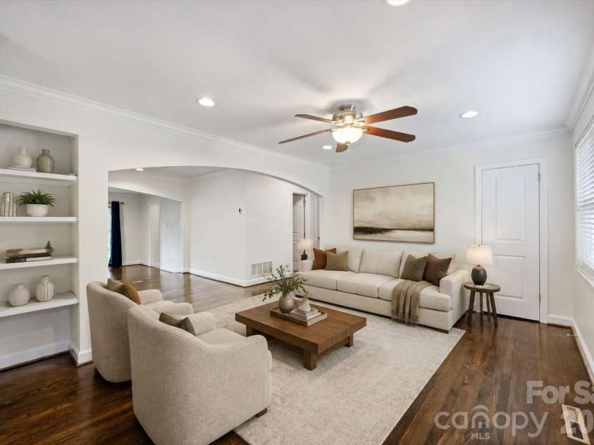4824 Gilmore Drive, Charlotte, NC 28209.  MLS# CAR4418020, YatesRealty ID 29320. Virtually staged