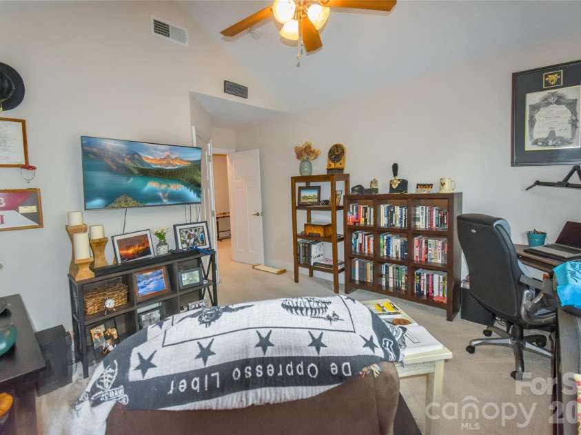 123 White Oak Road Extension, Arden, NC 28704.  MLS# CAR4375901, YatesRealty ID 29332. Upper level bedroom 2
